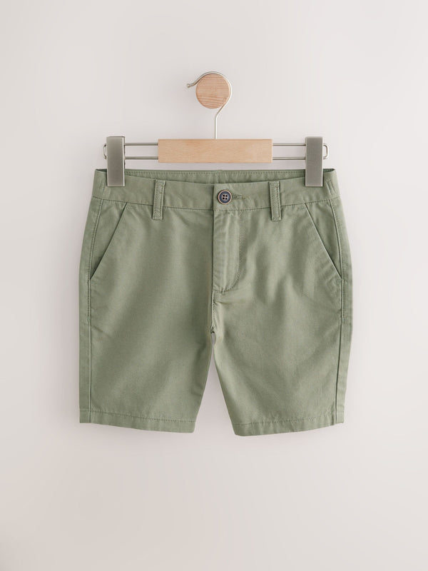 Khaki Green Chino Shorts (3-16yrs)