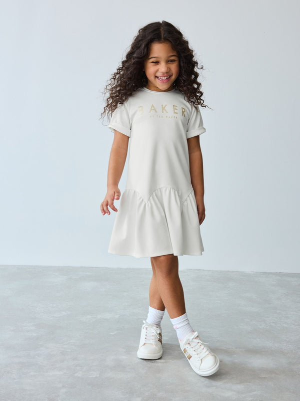 Baker by Ted Baker Peplum Hem Ponte Dress