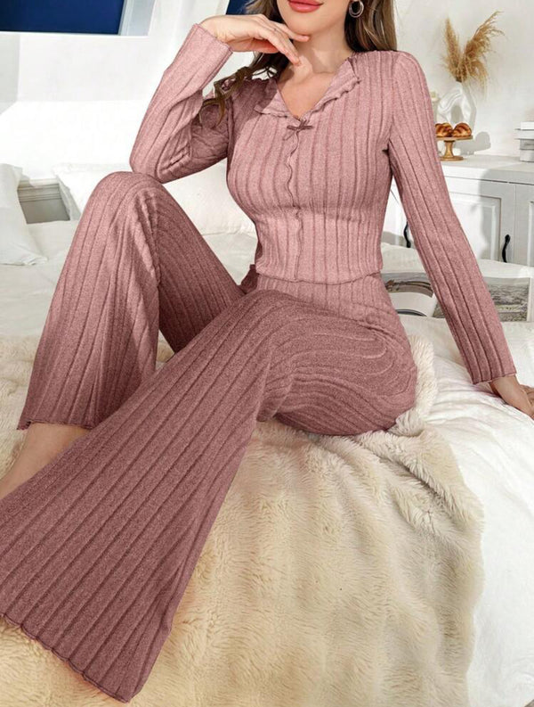 Women dusty pink pyjamas (bride)