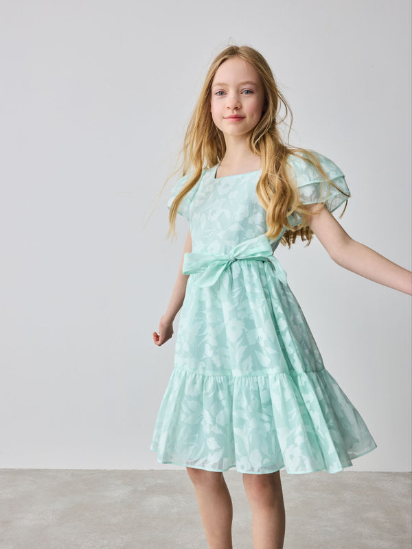 Baker by Ted Baker Mint Green Floral Burnout Dress