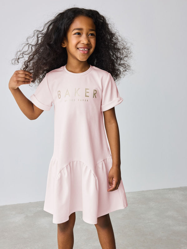 Baker by Ted Baker Peplum Hem Ponte Dress
