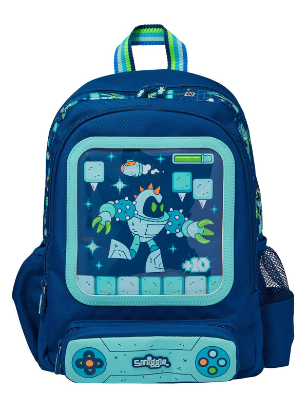 Smiggle Blue Junior Happy Tales Character Backpack