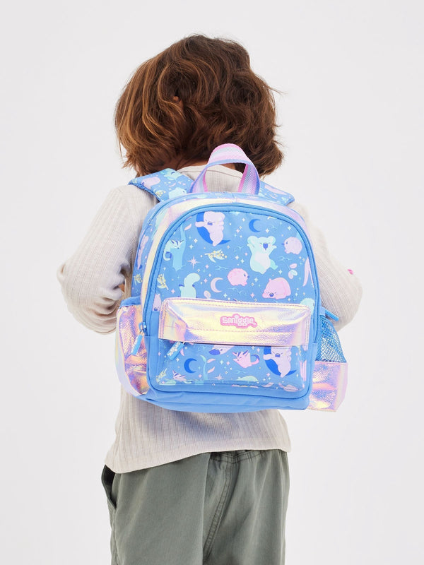 Smiggle Sky Blue Big Dreams Teeny Tiny Backpack