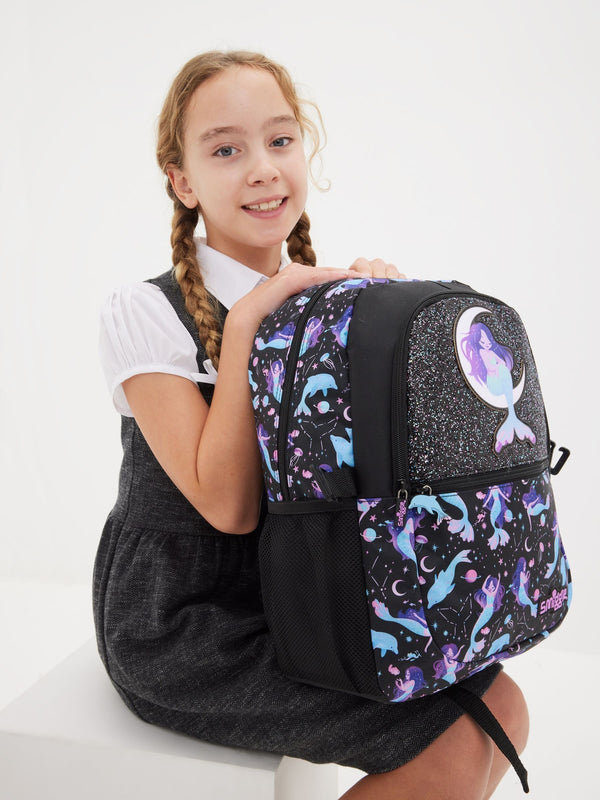 Smiggle Black Limitless Classic Attach Backpack