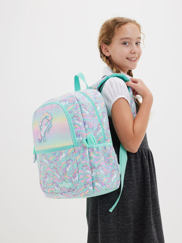 Smiggle Green Limitless Classic Attach Backpack