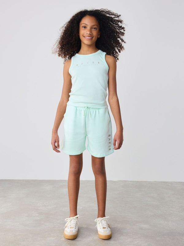 Baker by Ted Baker 2 Piece Racer Vest and Sweat Shorts Set