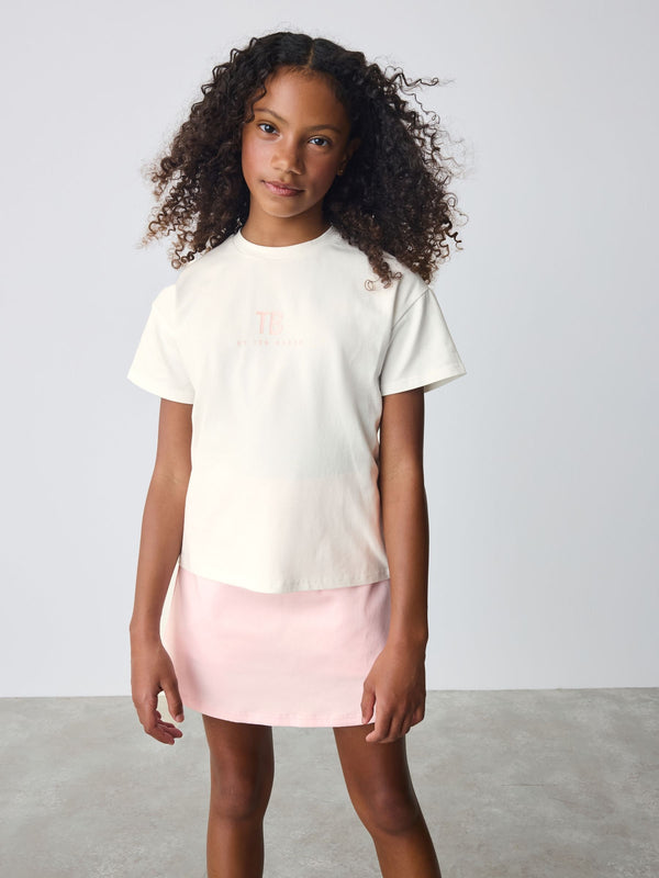 Baker by Ted Baker Pink T-Shirt and Skort Set