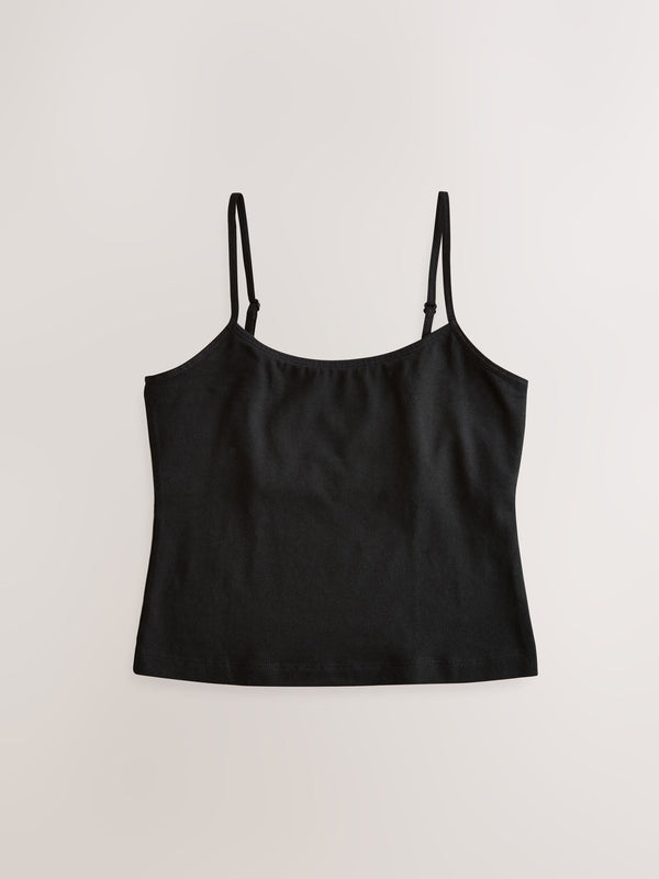 Black Cami Vests 1 Pack (9-16yrs)