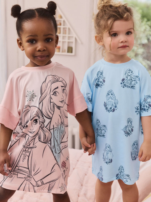 Blue Frozen Nighties 2 Pack (2-12yrs)