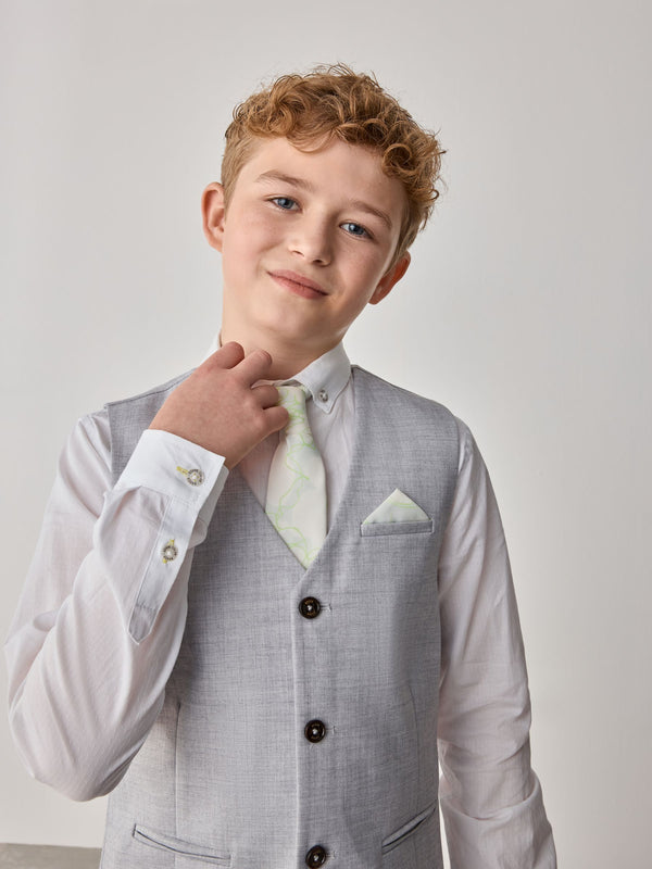 Baker by Ted Baker Waistcoat Shirt And Tie Set