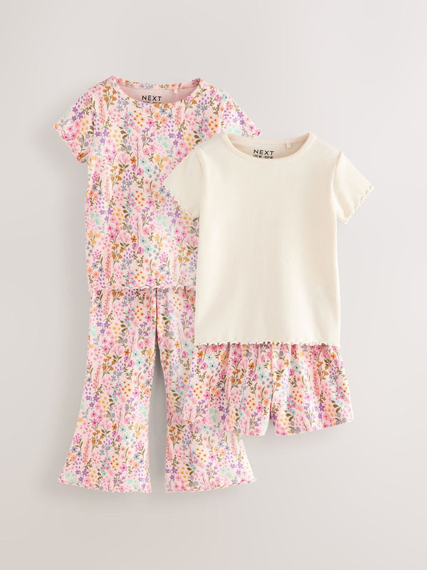 Pink Top and Shorts Set 2 Pack (3mths-7yrs)