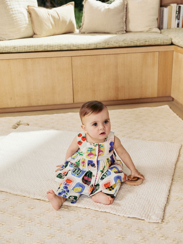 Multi Bright Strawberry/ Apple Baby Sleeveless Top and Trouser 2 Piece Set (0mths-2yrs)