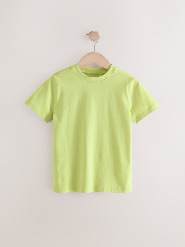 Lime Green Regular Fit Short Sleeve T-Shirt (3-16yrs)