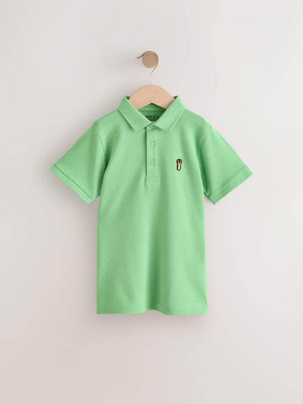Apple Green Short Sleeve Polo Shirt (3-16yrs)