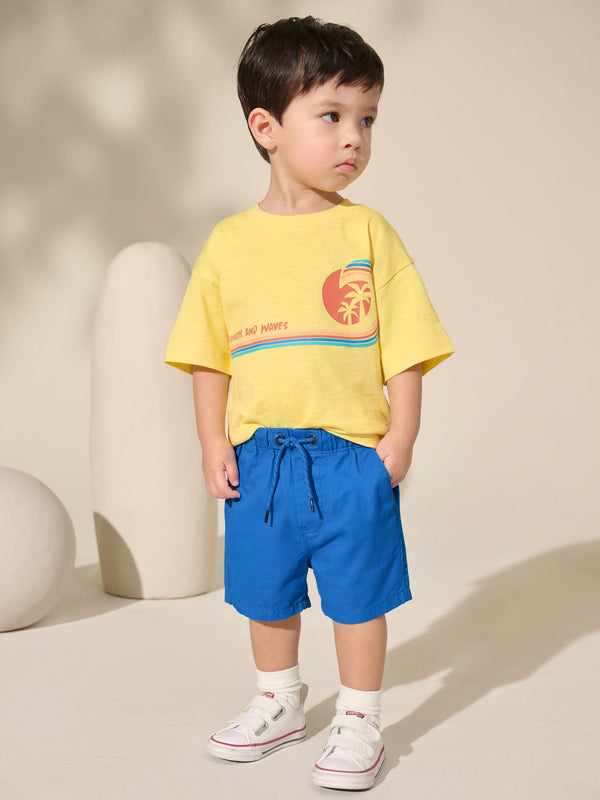 Cobalt Blue Pull On Shorts (3mths-7yrs)