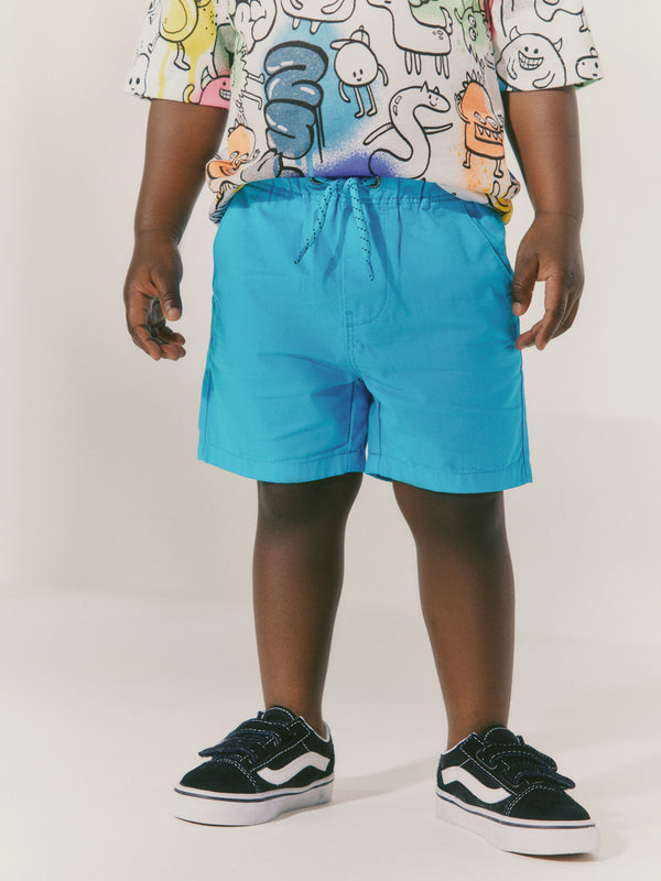 Aqua Blue Pull On Shorts (3mths-7yrs)
