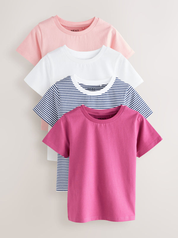 Pink T-Shirts 4 Pack (3-16yrs)