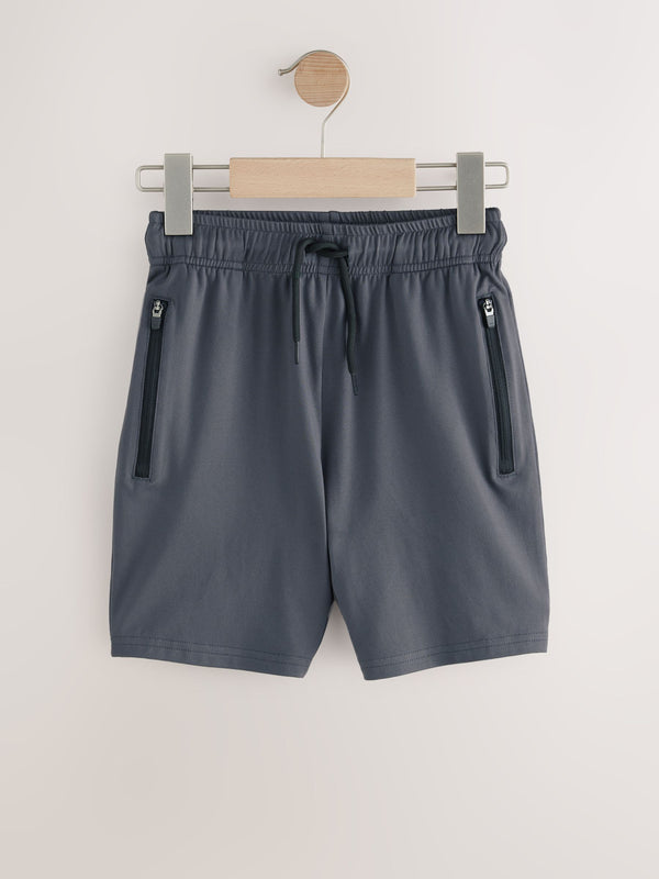 Grey Light Weight Sports Shorts (3-16yrs)