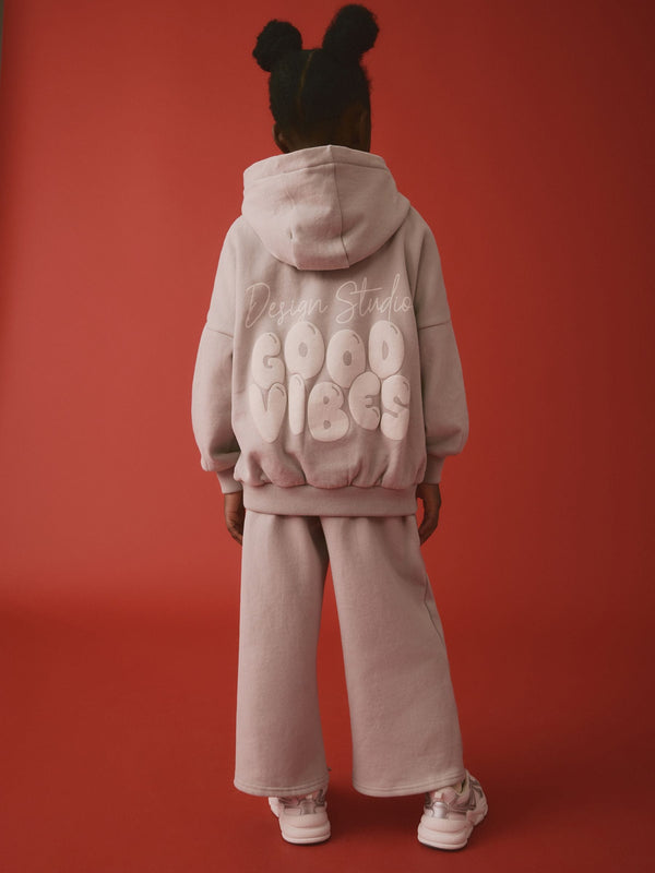 Grey Wide Leg Joggers (3-16yrs)