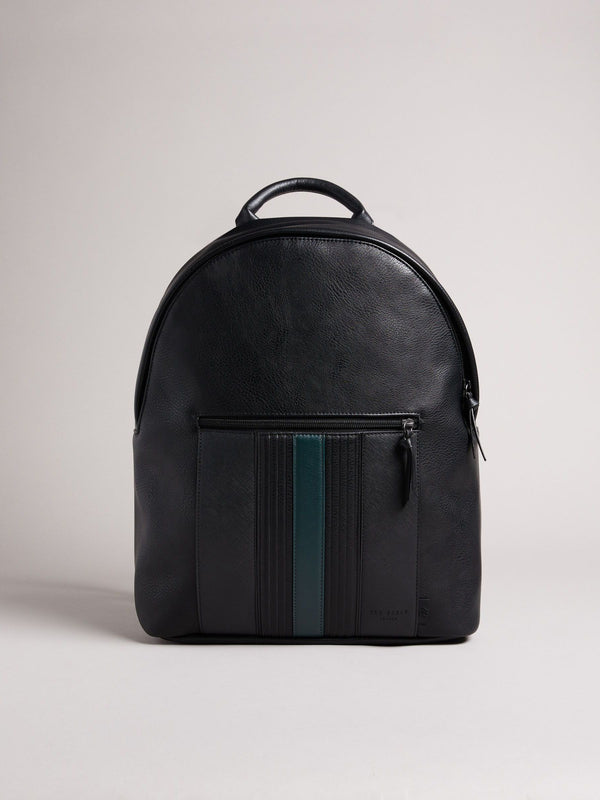 Ted Baker Black Esentle Striped Pu Backpack