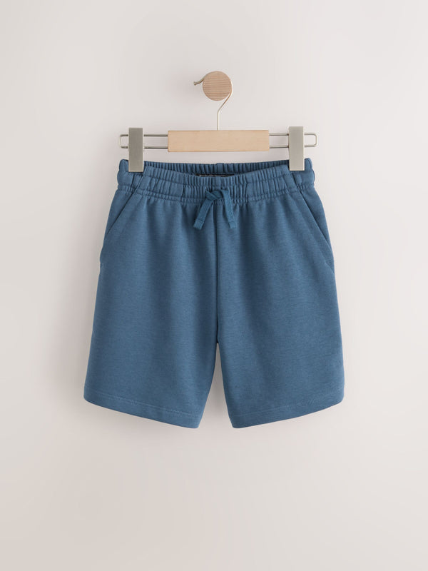 Blue Mid Sporty Fit Basic Shorts (3-16yrs)