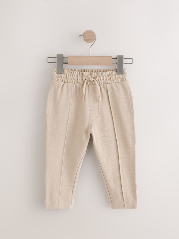 Stone Jersey Pintuck 100% Cotton Trousers (3mths-7yrs)