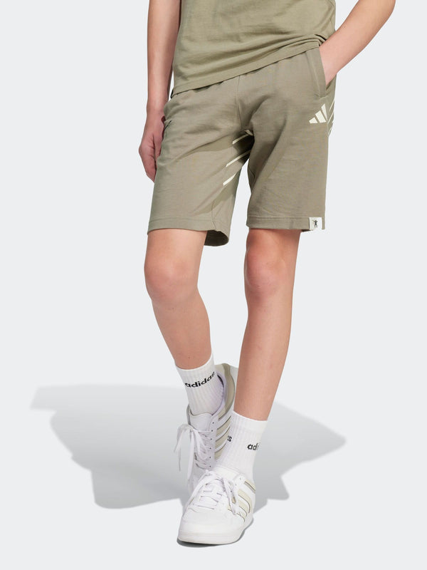 adidas Grey Jude Bellingham Culturewear 100% Cotton Shorts