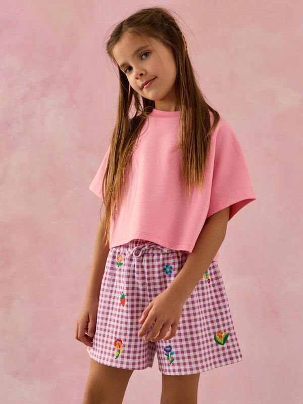 Pink Boxy T-Shirt (3-16yrs)