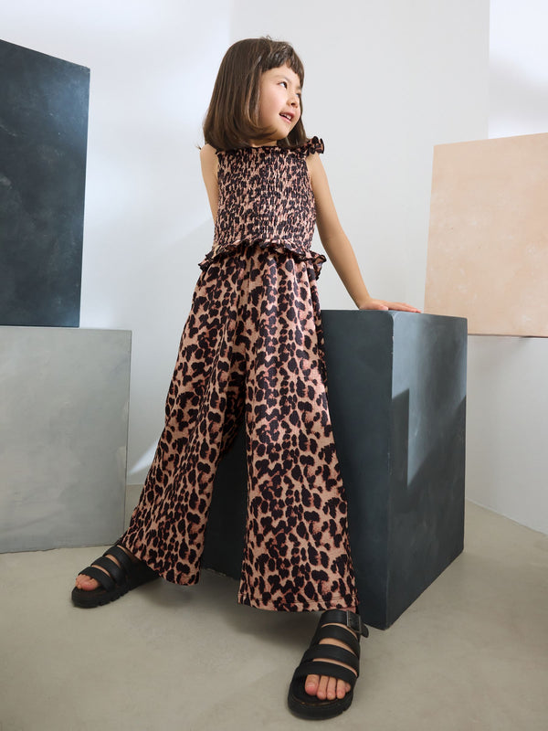 Animal Print Jumpsuit (3-16yrs)