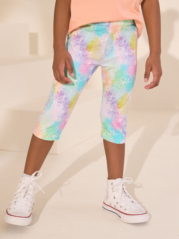 Tie Dye 1 Pack Cropped Leggings (3-16yrs)
