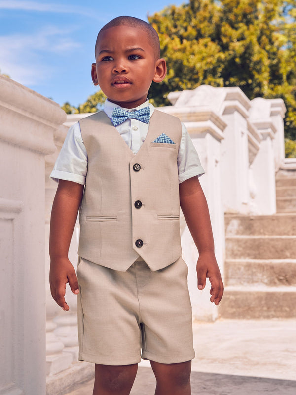 Baker by Ted Baker Shirt Waistcoat and Shorts Set