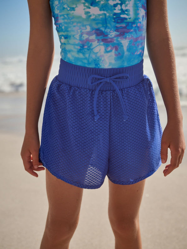 Cobalt Blue 2-in-1 Beach Shorts (3-16yrs)