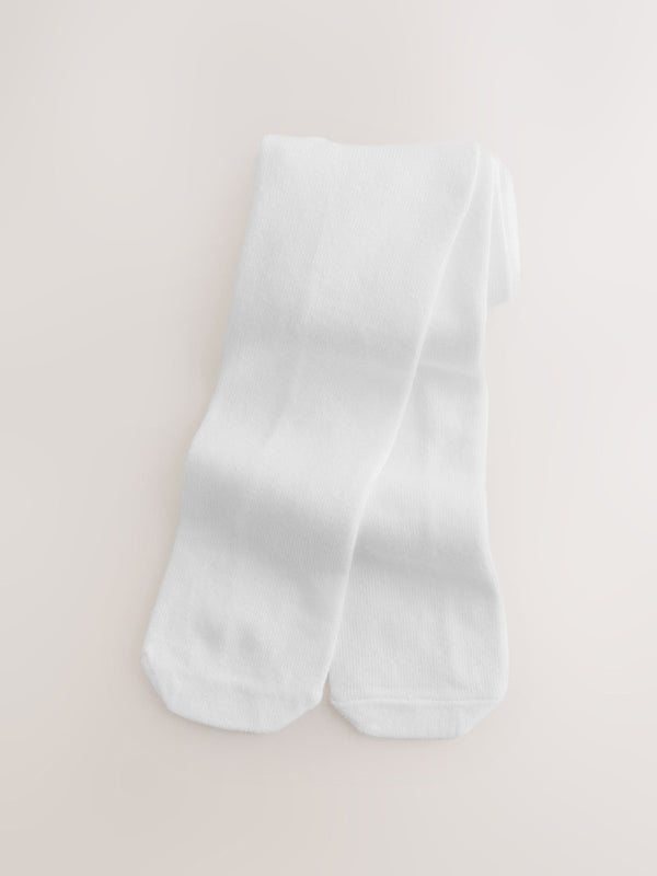 White Single Tights (0mths-2yrs)