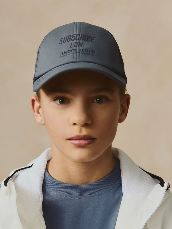 Grey Subscribe Mesh Cap (3-16yrs)