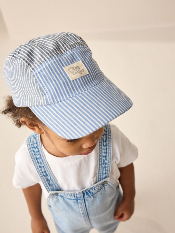 100% Cotton Panel Cap (3mths-10yrs)