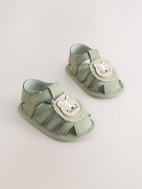 Green Lion Baby Touch Fastening Fisherman Sandals (0-24mths)