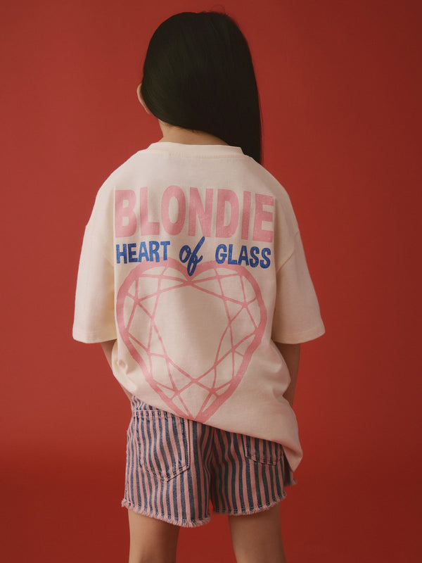Blondie Ecru White Graphic Print T-Shirt (3-16yrs)
