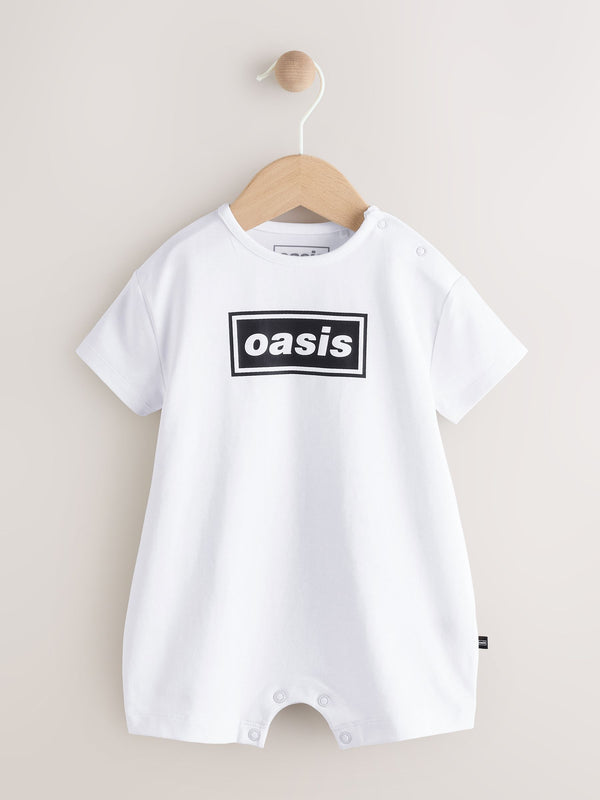 White Oasis Baby Romper (0mths-3yrs)