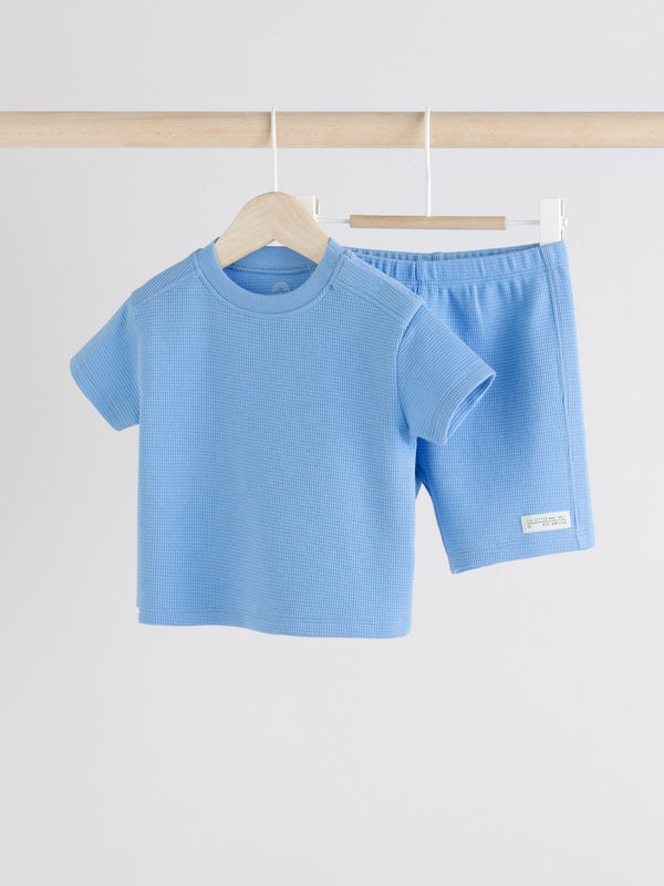 Blue Baby Top and Shorts Set