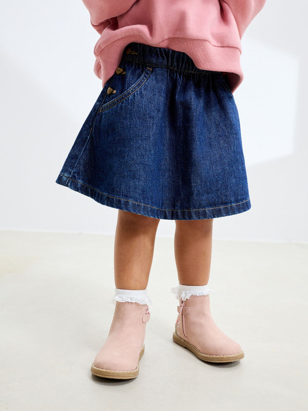 Dark Wash Denim Skirt (3mths-7yrs)