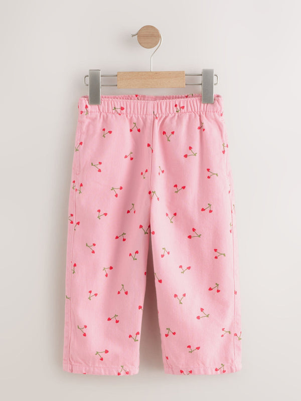 Pink Cherry Printed Trousers (3mths-7yrs)