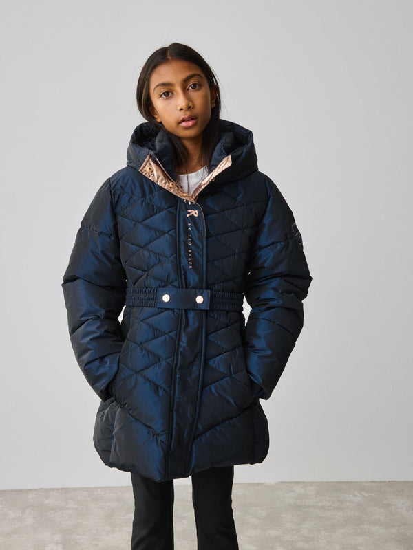 Baker by Ted Baker Shower Resistant Midweight Belted Padded Coat