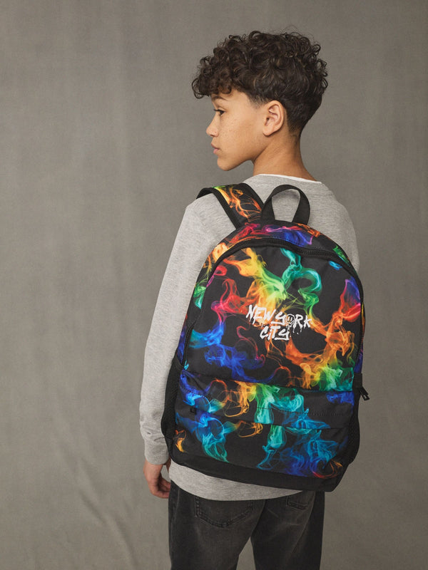Bright Marble Print Backpack