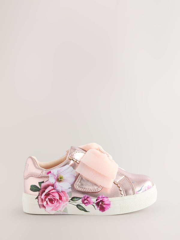 Baker by Ted Baker Girls Organza Corsage Trainers