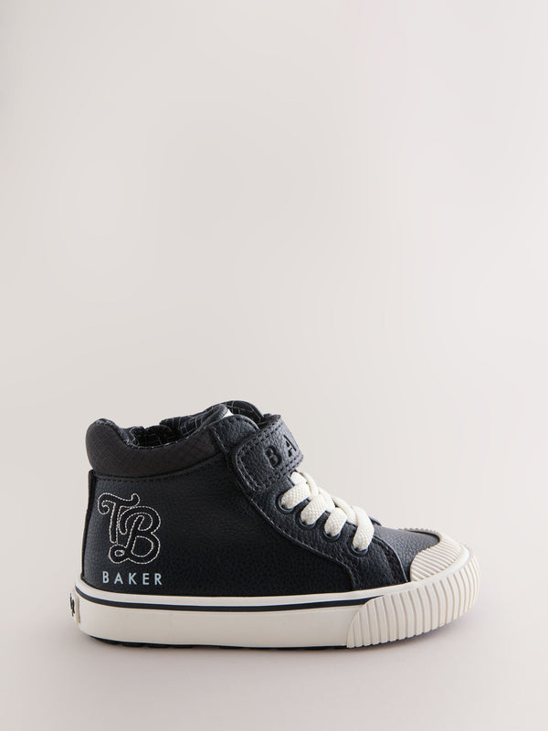 Baker by Ted Baker Boys Lace-Up Varsity High Top Trainers