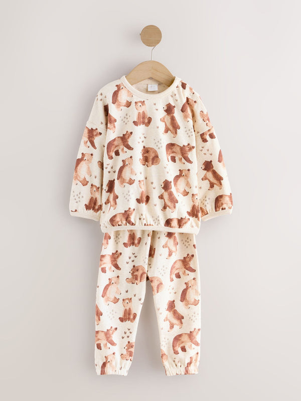 Neutral Bear Baby 100% Cotton Top and Leggings Set (0mths-2yrs)