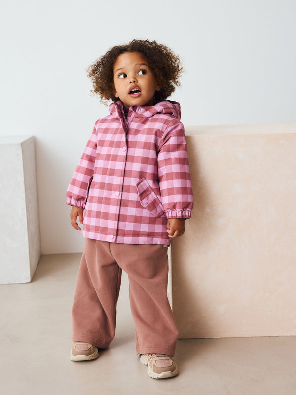 Pink Check Waterproof Jacket (3mths-7yrs)