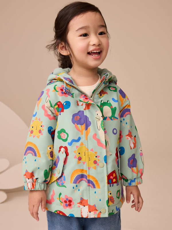 Green Character Waterproof Jacket (3mths-7yrs)