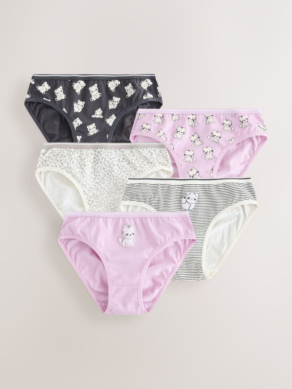 Panda Bikini Briefs 5 Pack (1.5-16yrs)