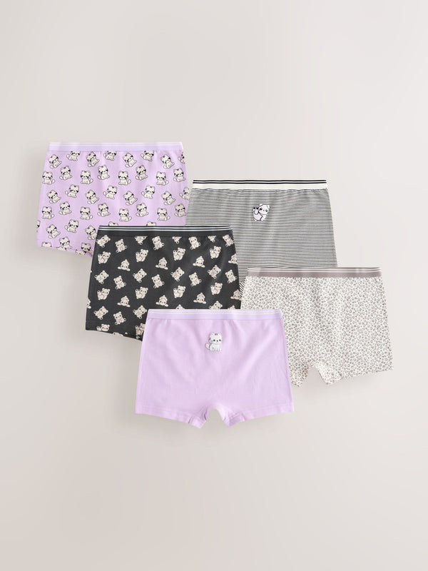 Panda Short Briefs 5 Pack (2-16yrs)